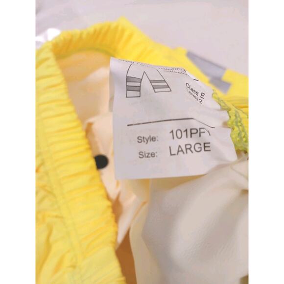 NASCO Envisage Rain Pants Sz L Neon Yellow 3M Reflective ANSI 107 Class E $150 - Picture 13 of 16
